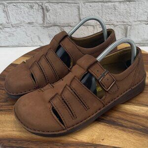 Birkenstock Madeira Womens 8/39 Regular Fit Brown Suede Fisherman Sandals